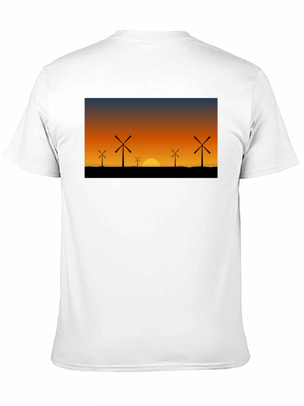 Windmill Sunset Graphic Tee
