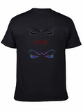 MUA Eyeshadow Graphic Tee - Black Cotton T-Shirt