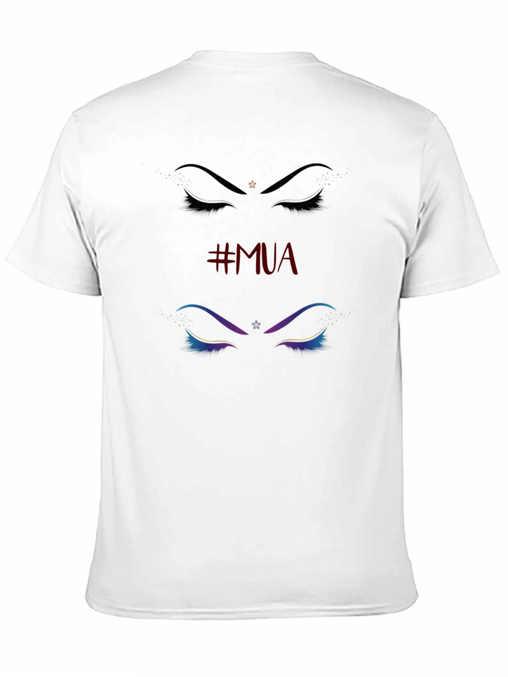 MUA Eyeshadow Graphic Tee - Black Cotton T-Shirt