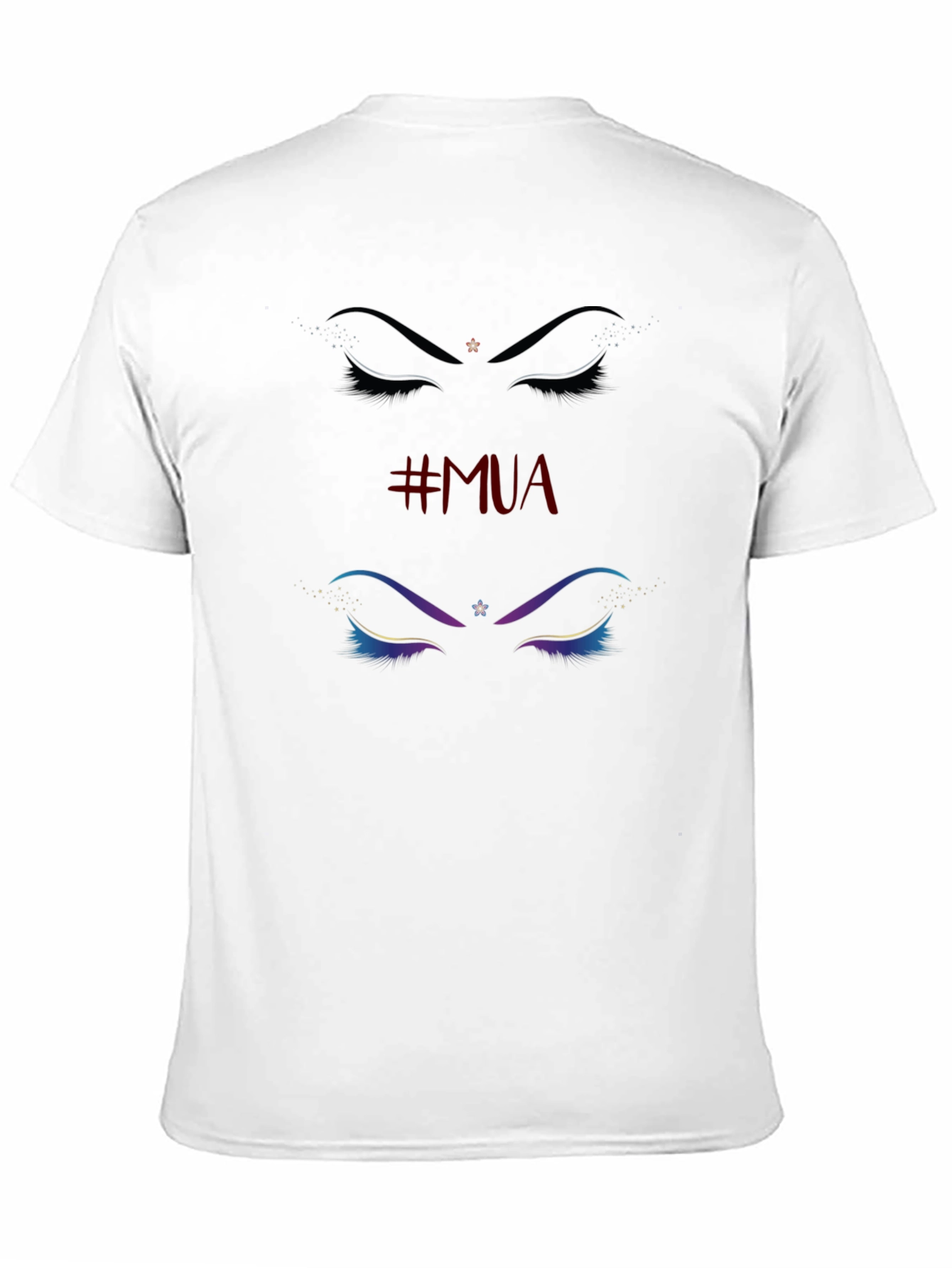 MUA Eyeshadow Graphic Tee - Black Cotton T-Shirt