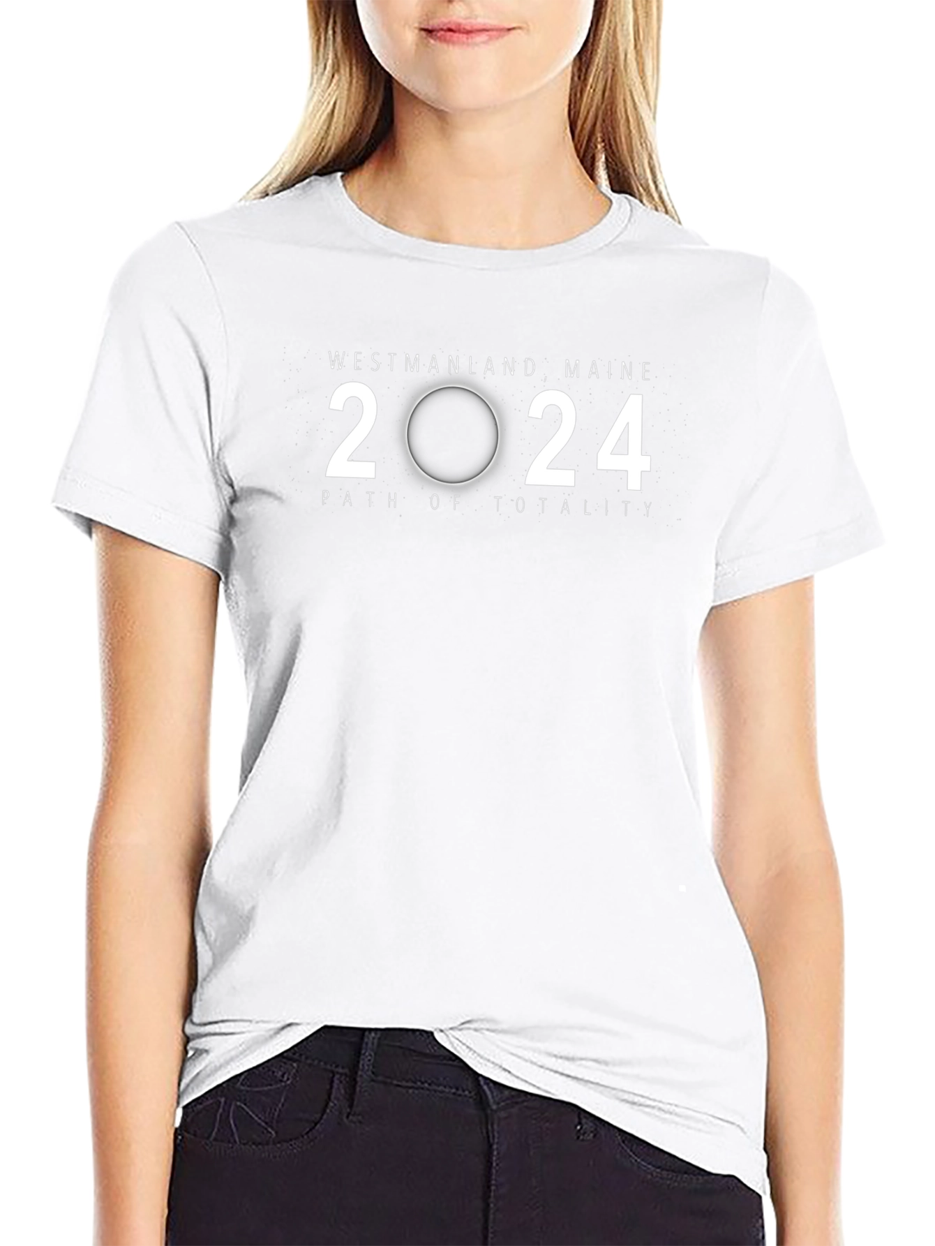Westmanland Maine 2024 Eclipse Path of Totality T-Shirt
