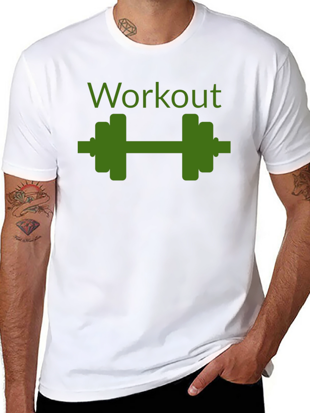 Workout Graphic T-Shirt - Fitness Apparel