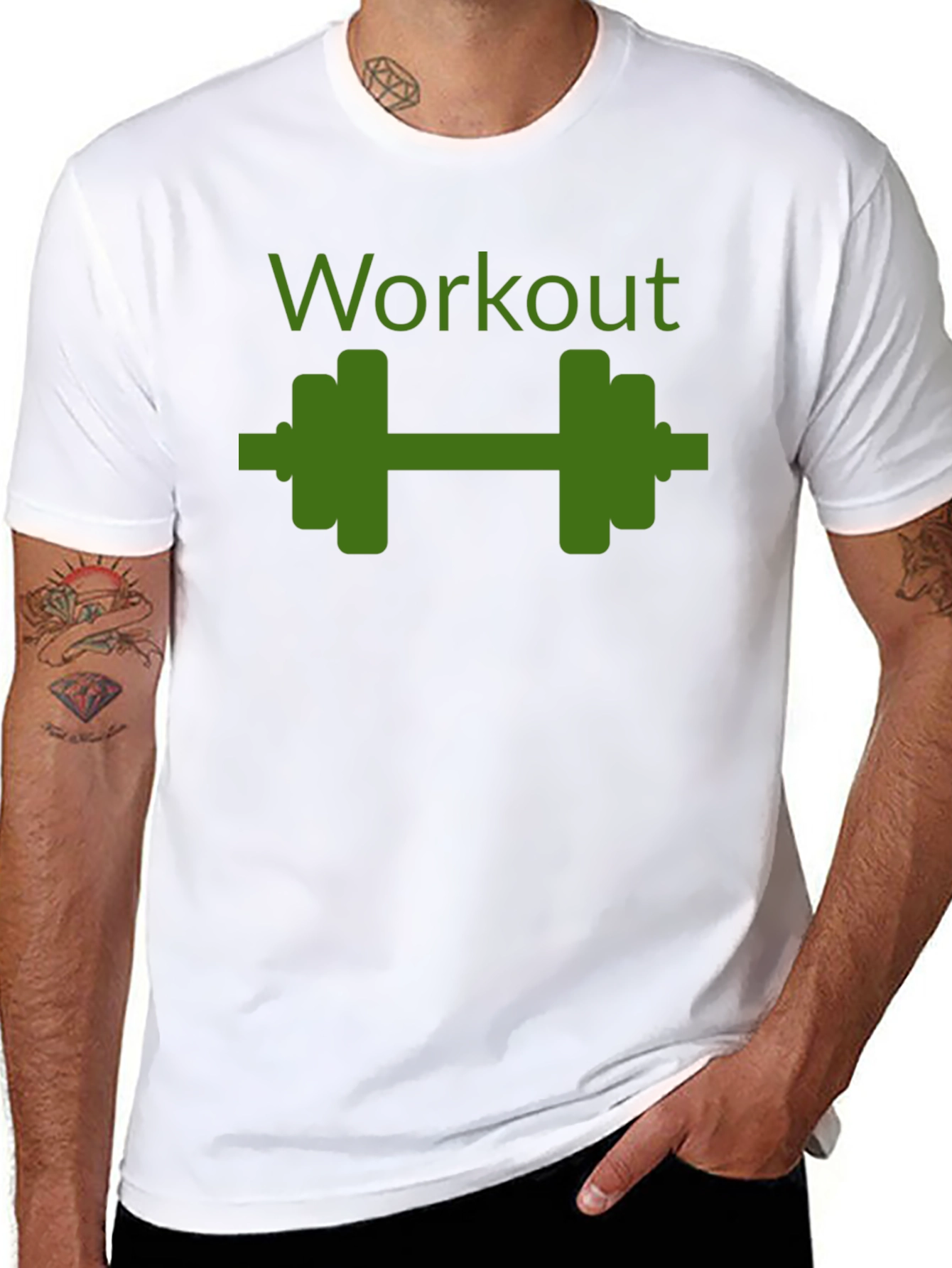 Workout Graphic T-Shirt - Fitness Apparel