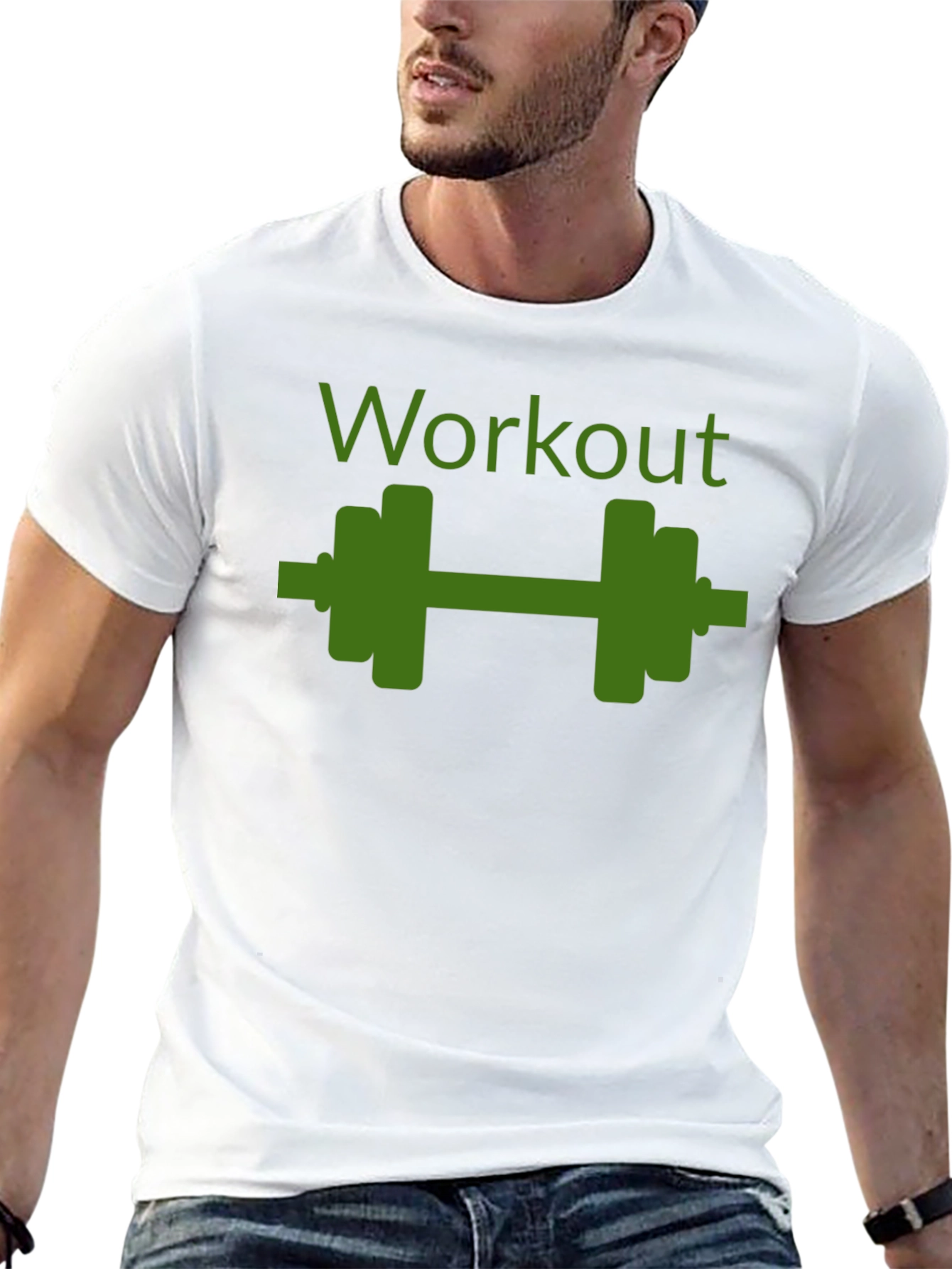 Workout Graphic T-Shirt - Fitness Apparel