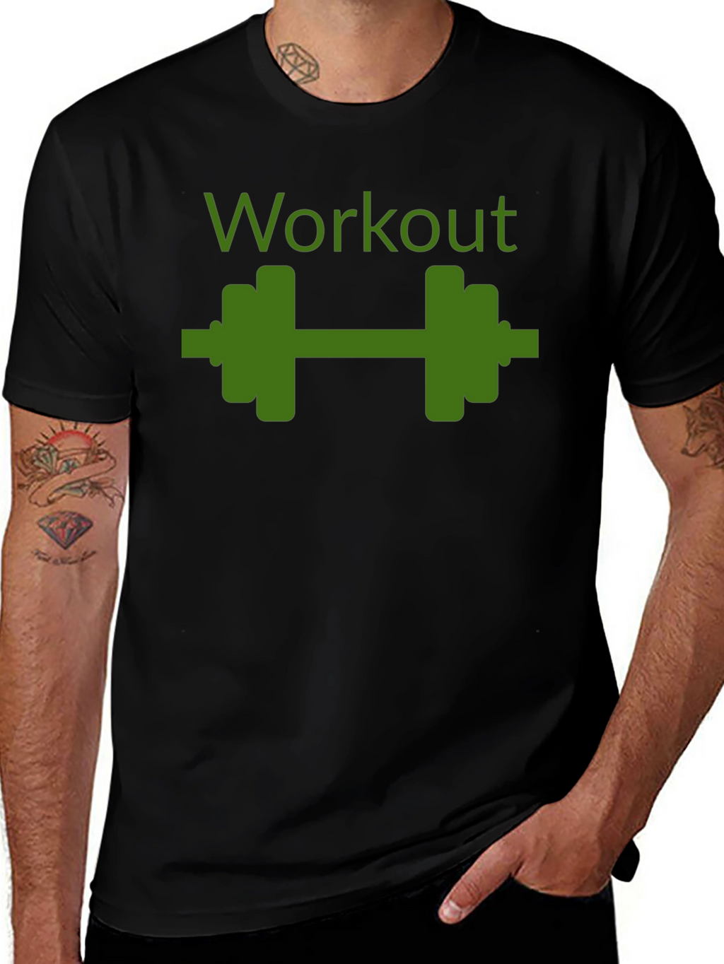Workout Graphic T-Shirt - Fitness Apparel