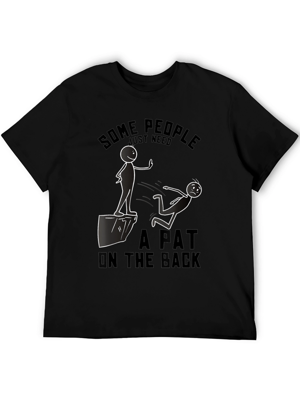 Humorous A Pat on the Back Graphic T-Shirt