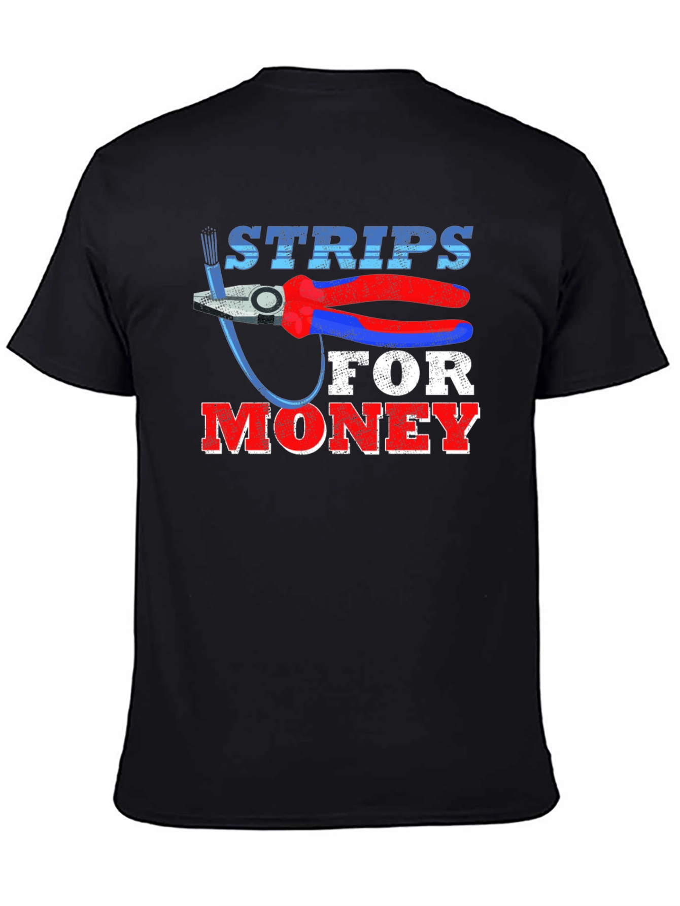 Strips For Money T-Shirt Funny Electrician Gift