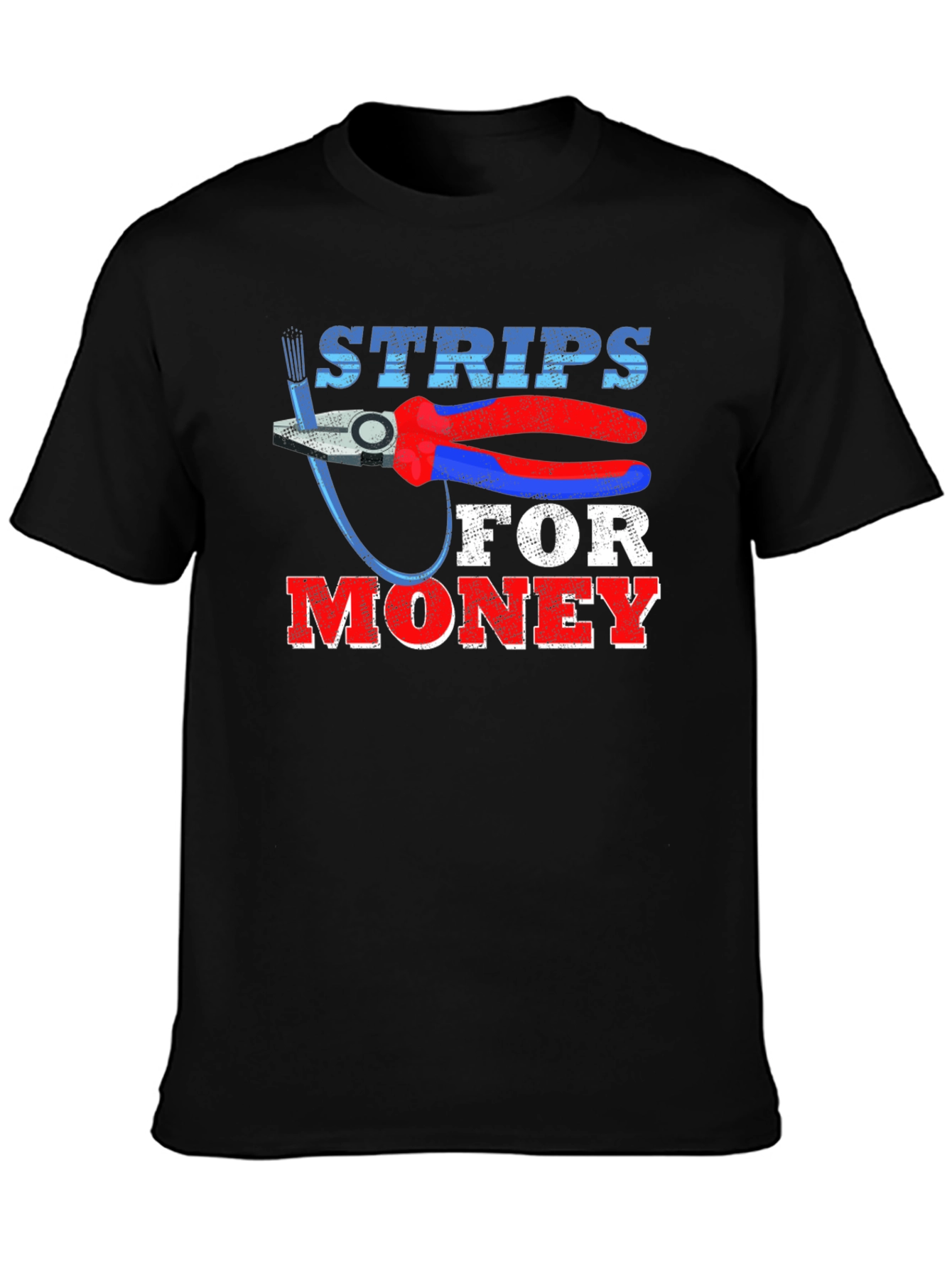 Strips For Money T-Shirt Funny Electrician Gift