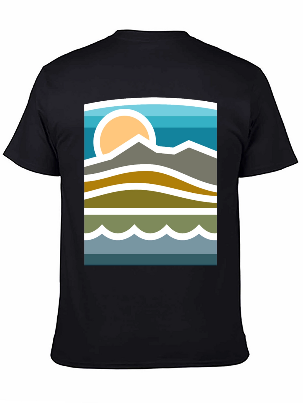 Mountainscape Graphic Tee - Stylish Nature Inspired Design