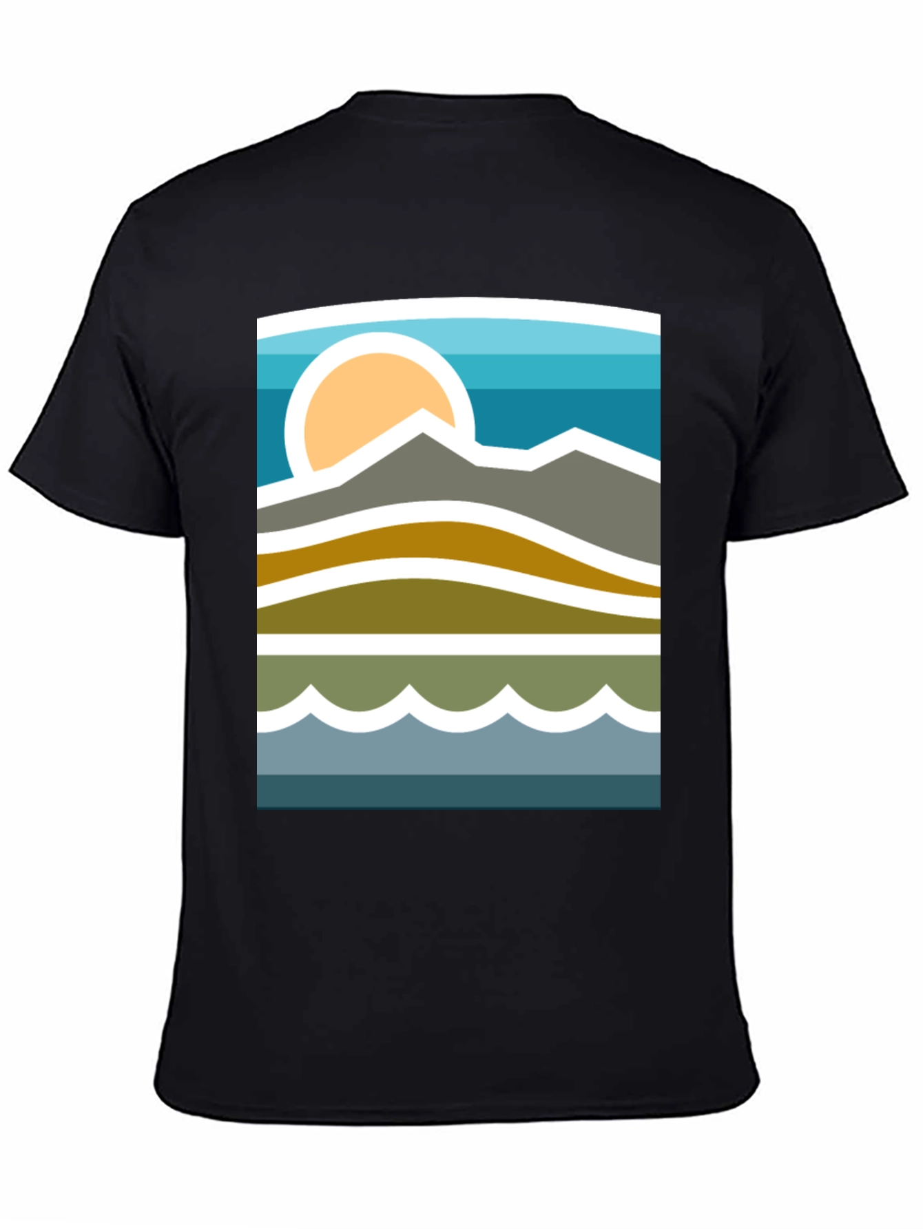 Mountainscape Graphic Tee - Stylish Nature Inspired Design