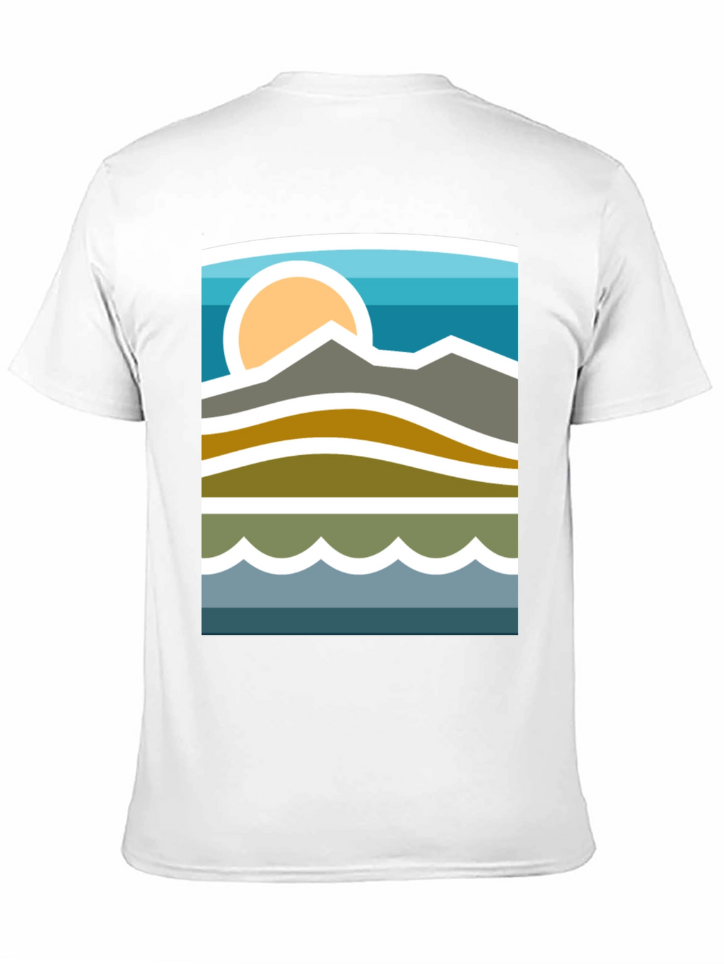 Mountainscape Graphic Tee - Stylish Nature Inspired Design