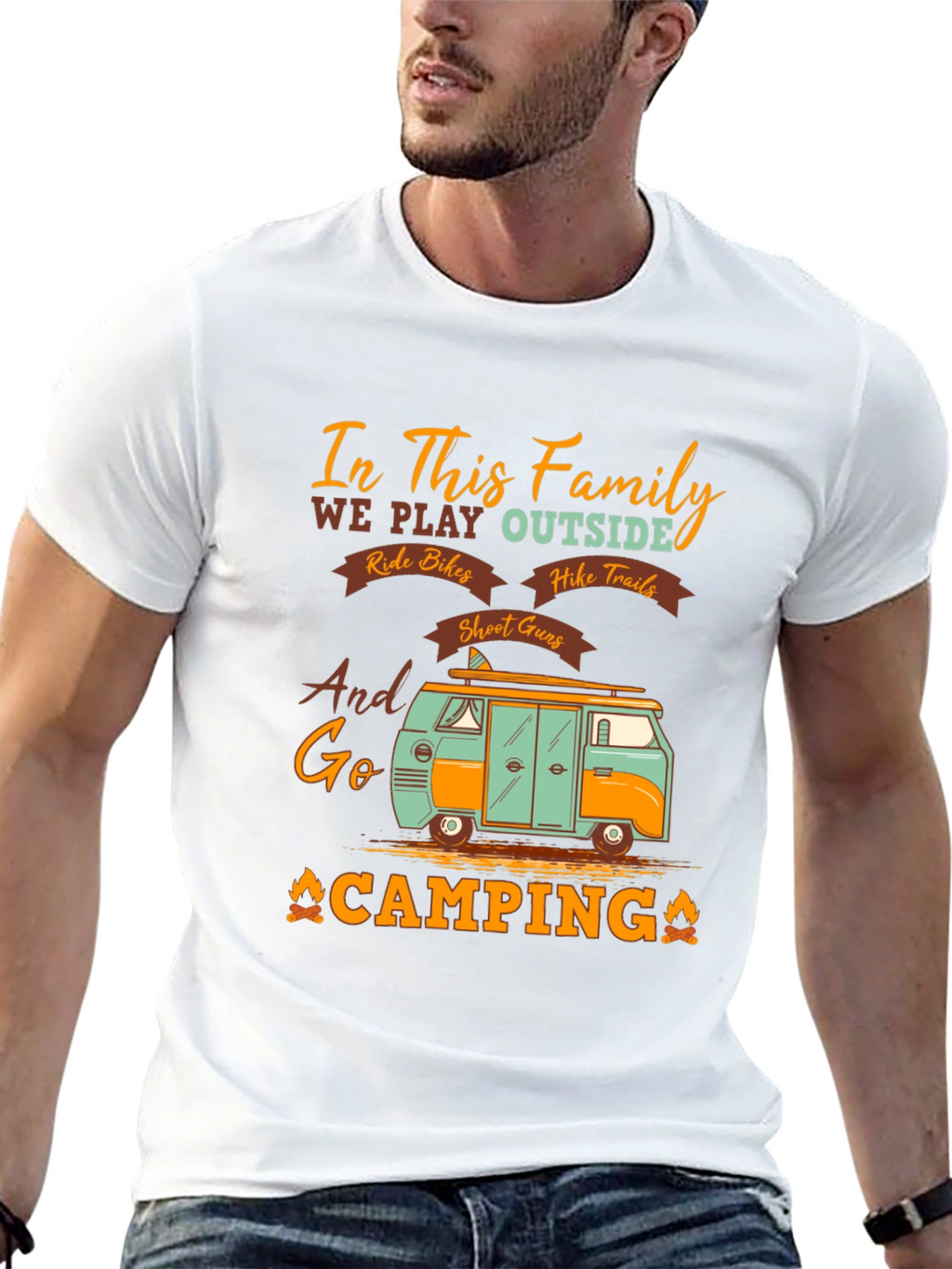Camping Family T-Shirt: Play Outside