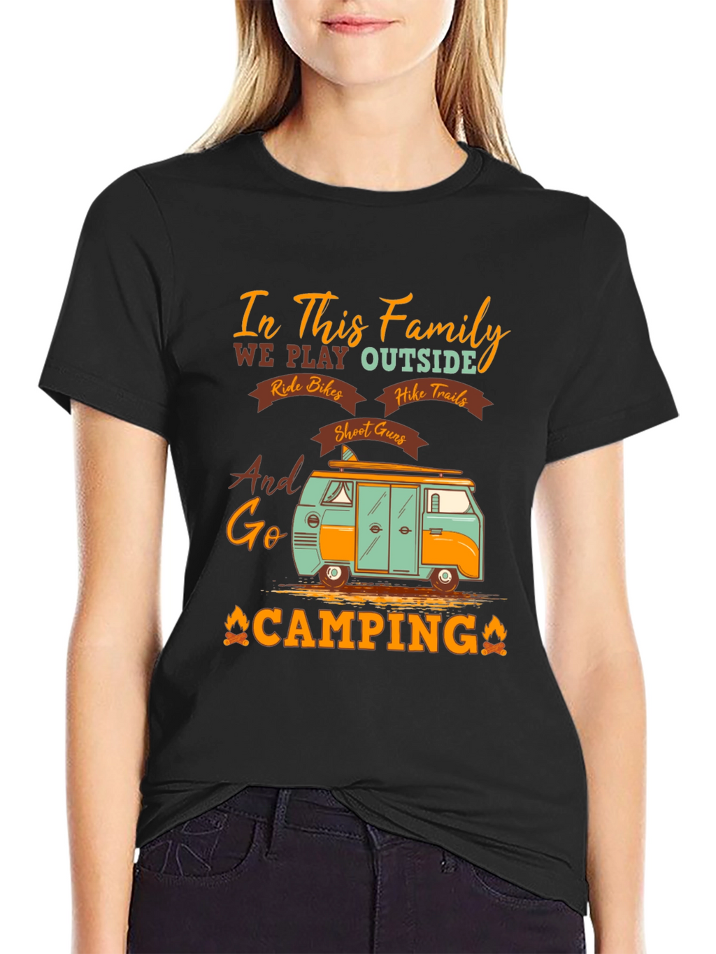 Camping Family T-Shirt: Play Outside