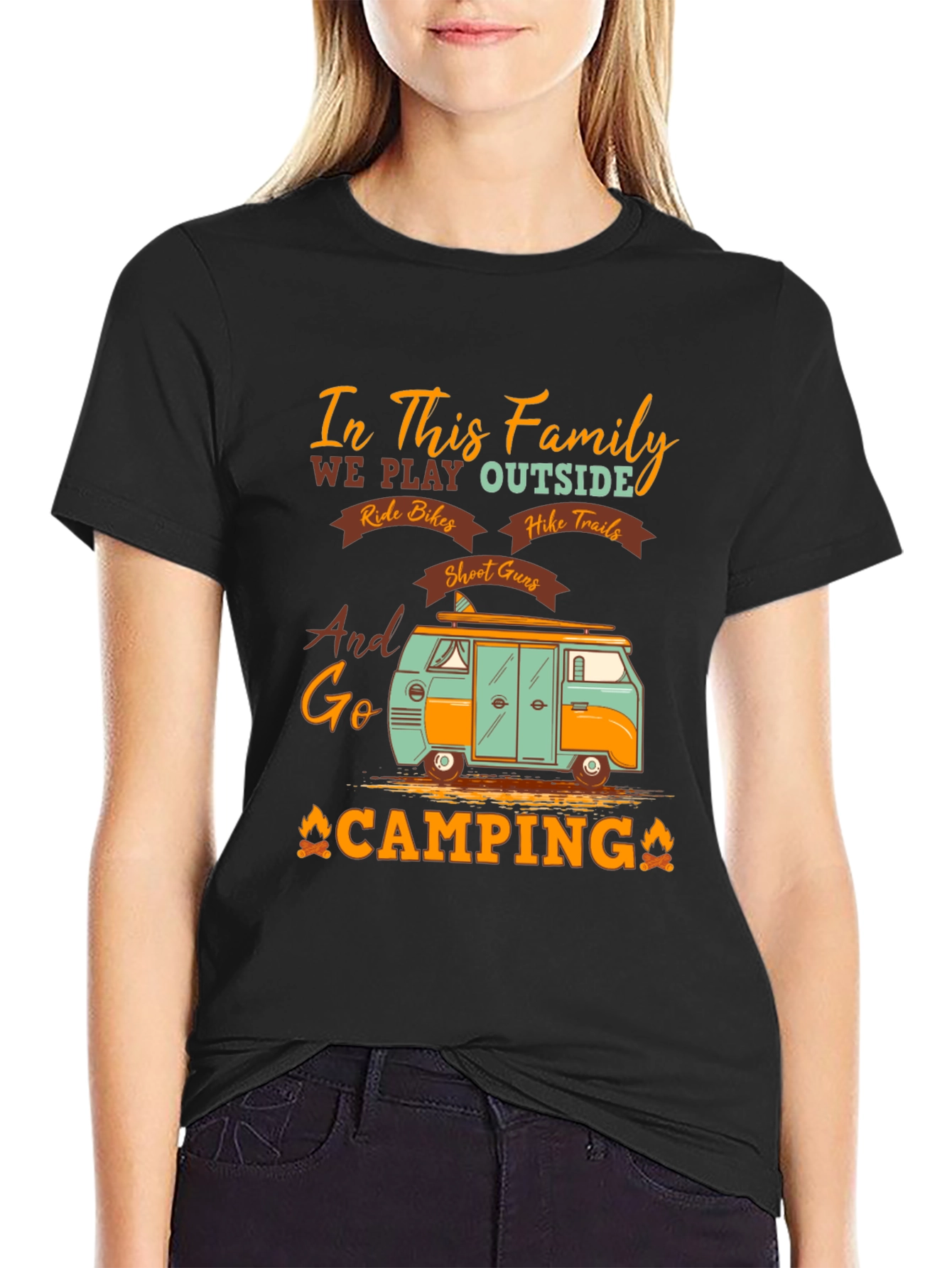 Camping Family T-Shirt: Play Outside