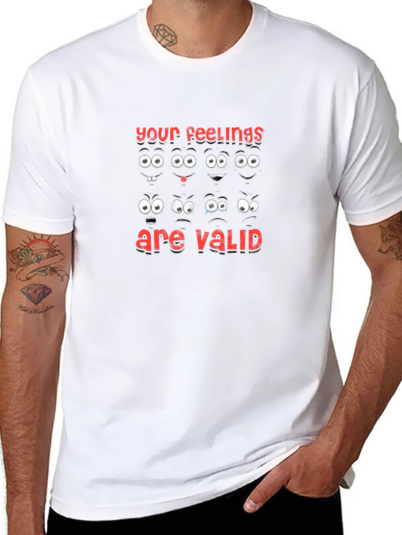 Emotional Expression T-Shirt: Your Feelings are Valid