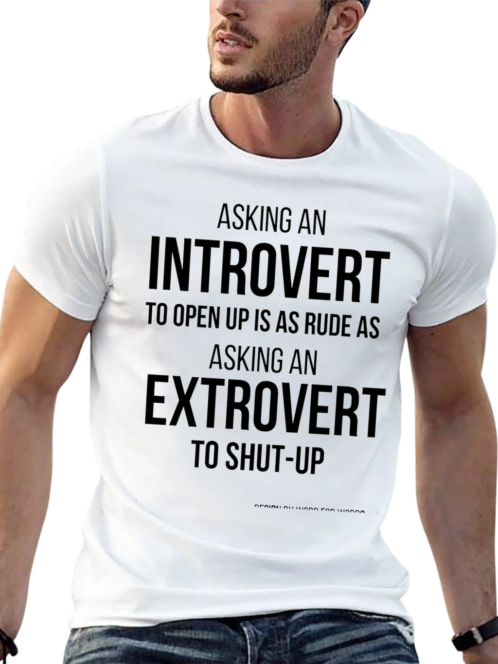 Introvert Extrovert Graphic Tee - Funny Slogan Shirt