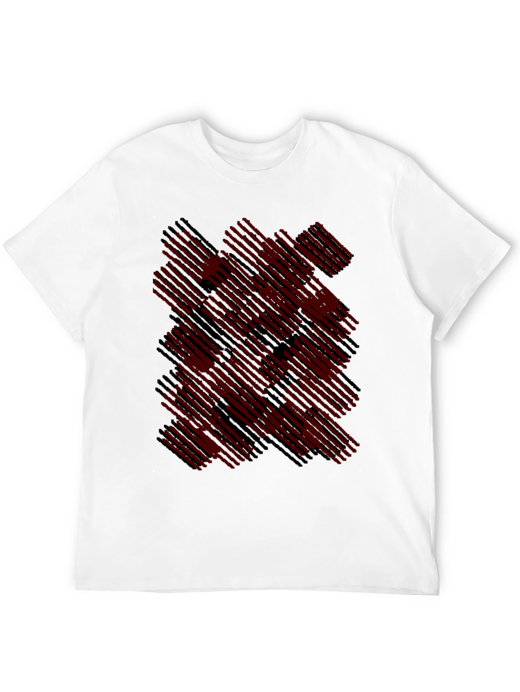 Abstract Line Pattern T-Shirt