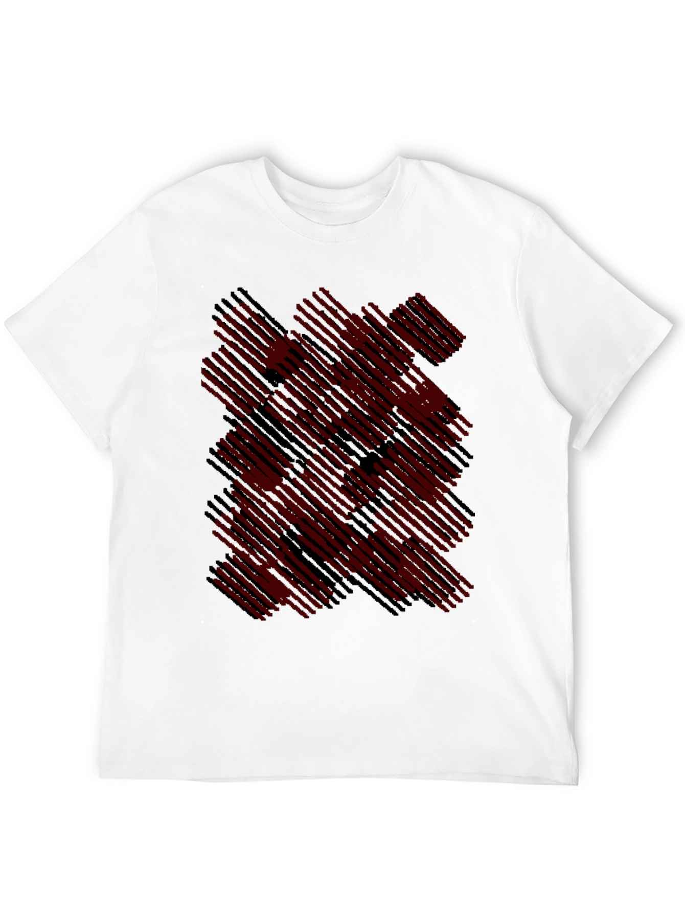 Abstract Line Pattern T-Shirt