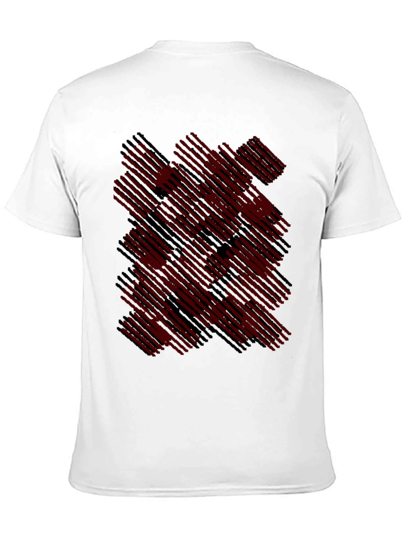 Abstract Line Pattern T-Shirt