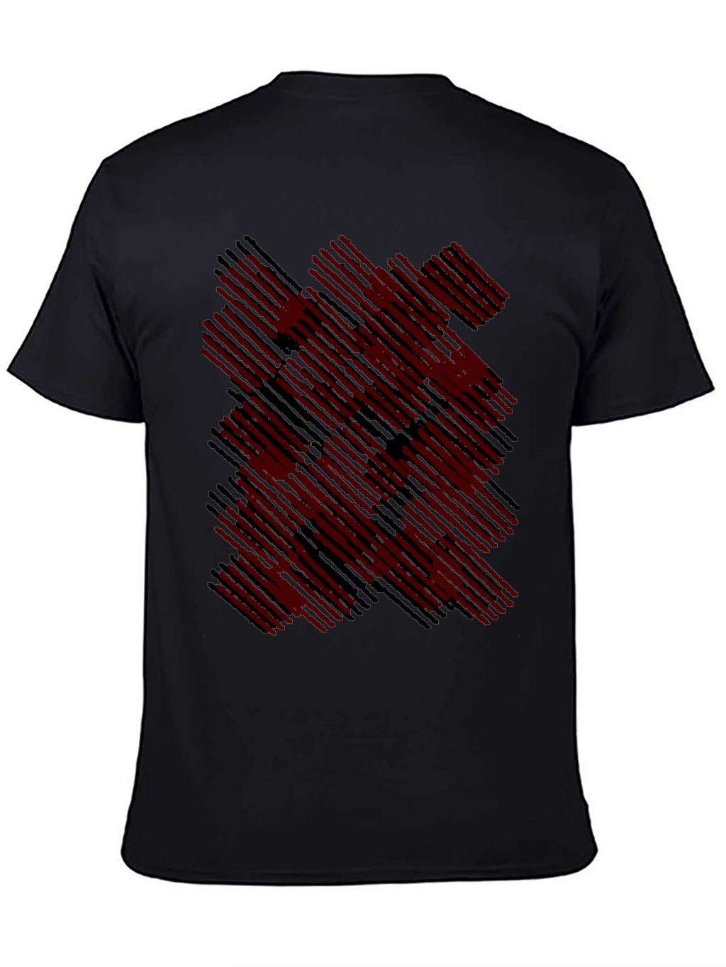 Abstract Line Pattern T-Shirt