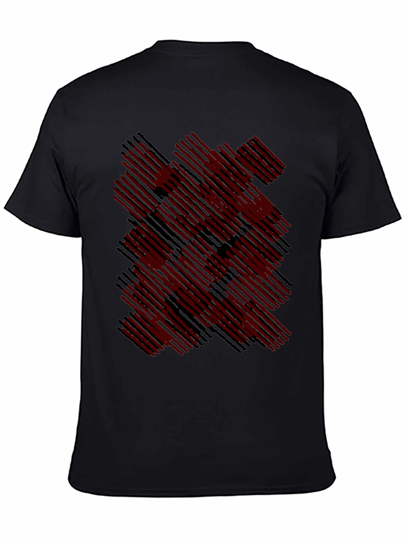Abstract Line Pattern T-Shirt
