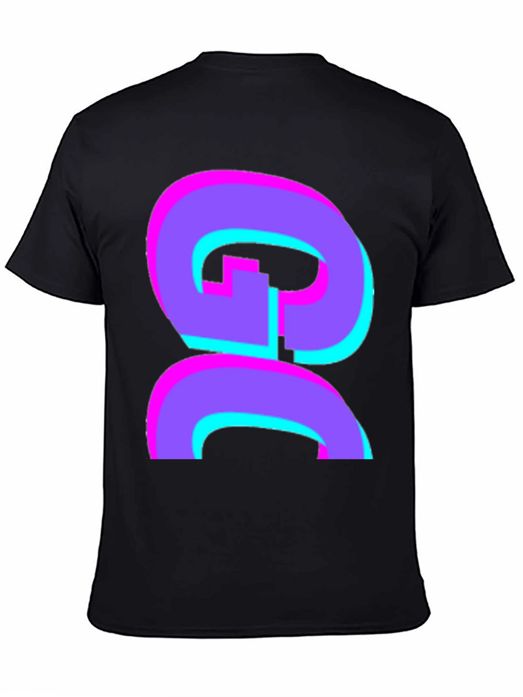 Abstract Graphic Black T-Shirt - Bold and Stylish!
