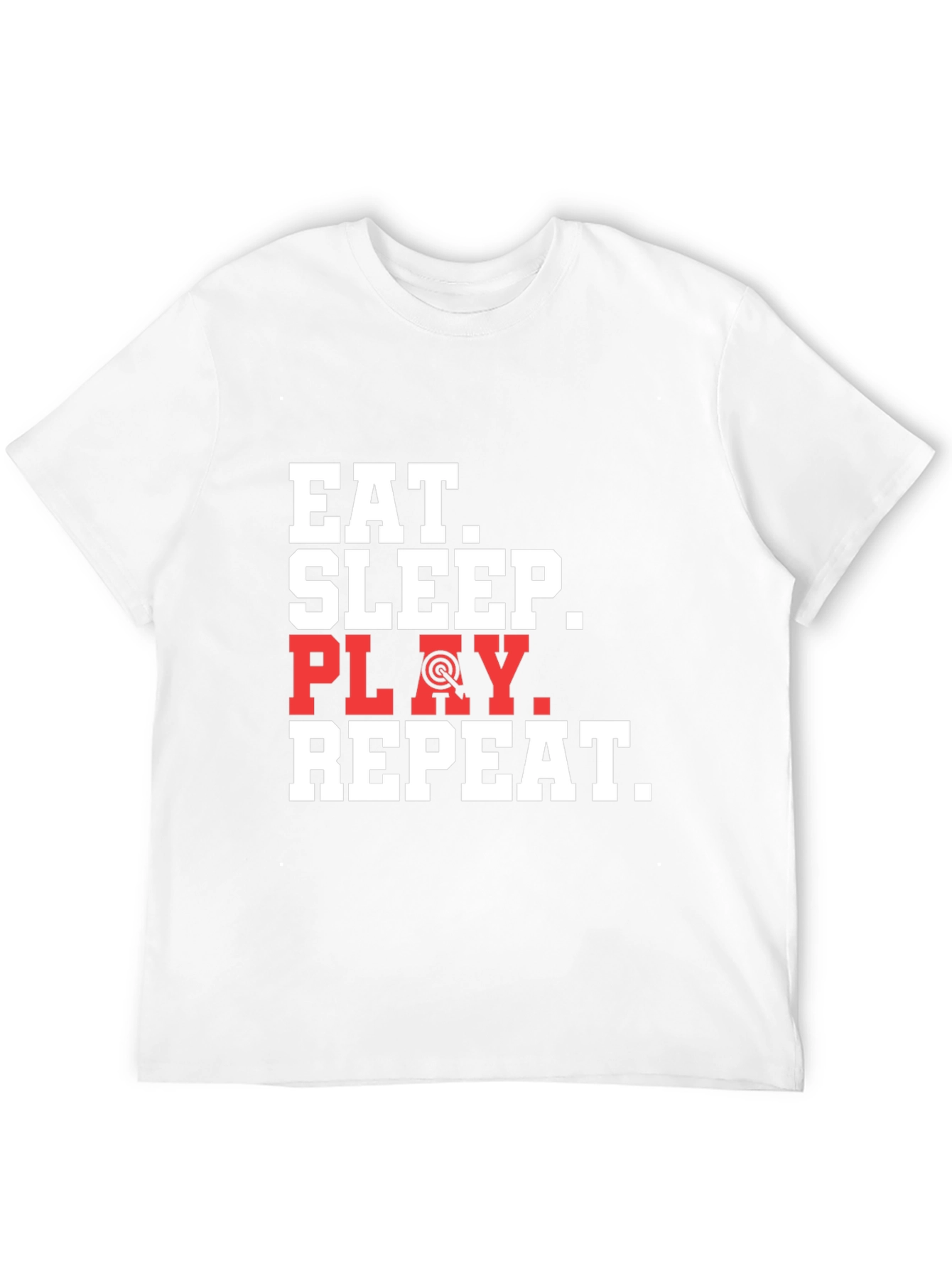 Eat Sleep Play Repeat Dart Graphic T-Shirt