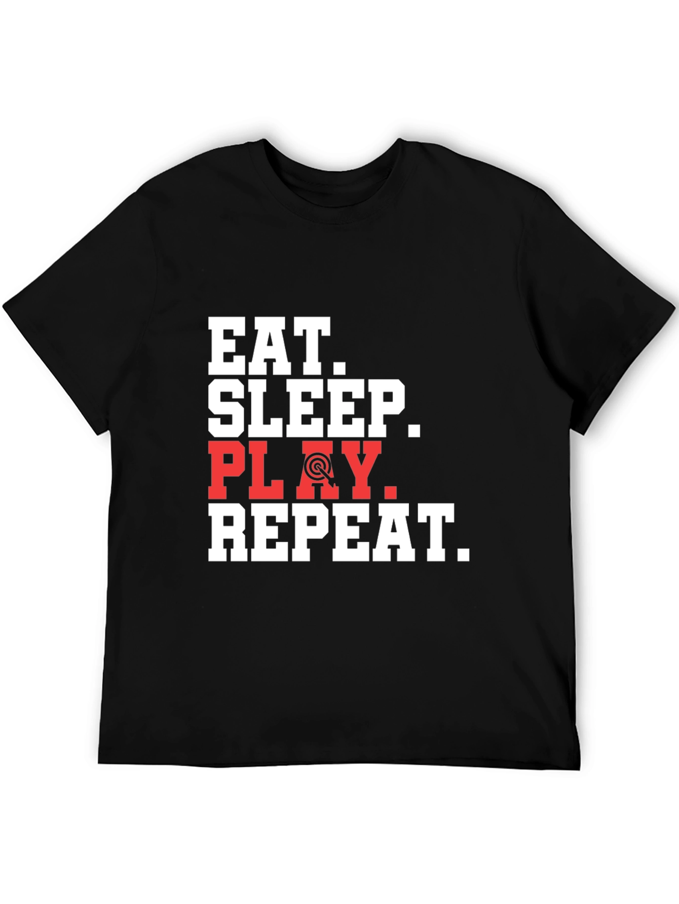 Eat Sleep Play Repeat Dart Graphic T-Shirt