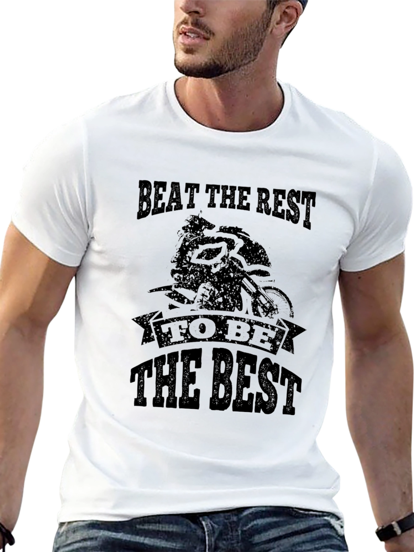 Beat the Rest T-Shirt - Motorcycle Graphic Tee