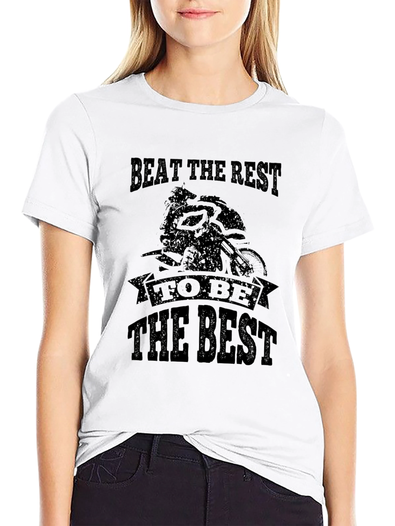 Beat the Rest T-Shirt - Motorcycle Graphic Tee