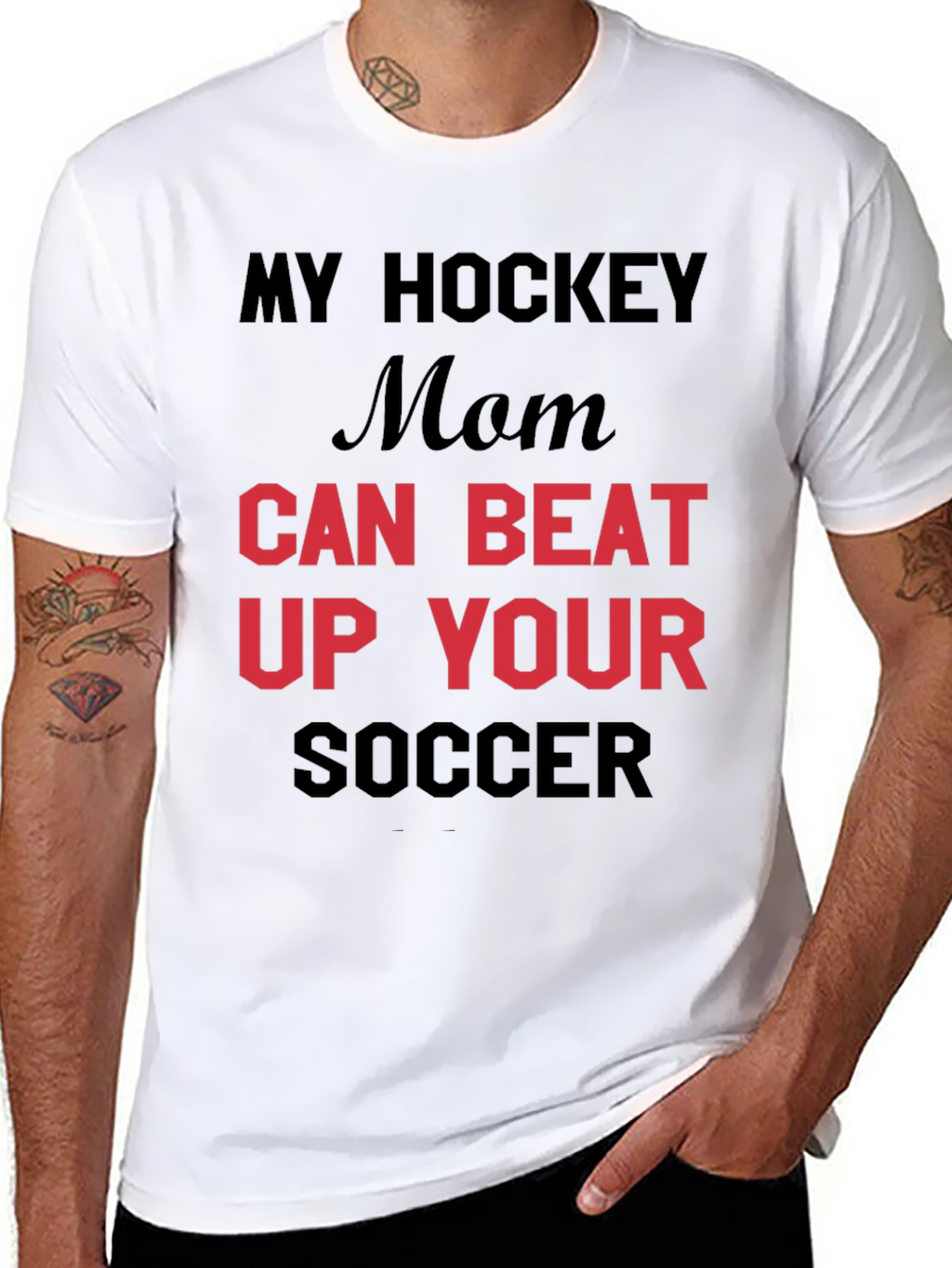 Hockey Mom Graphic T-Shirt
