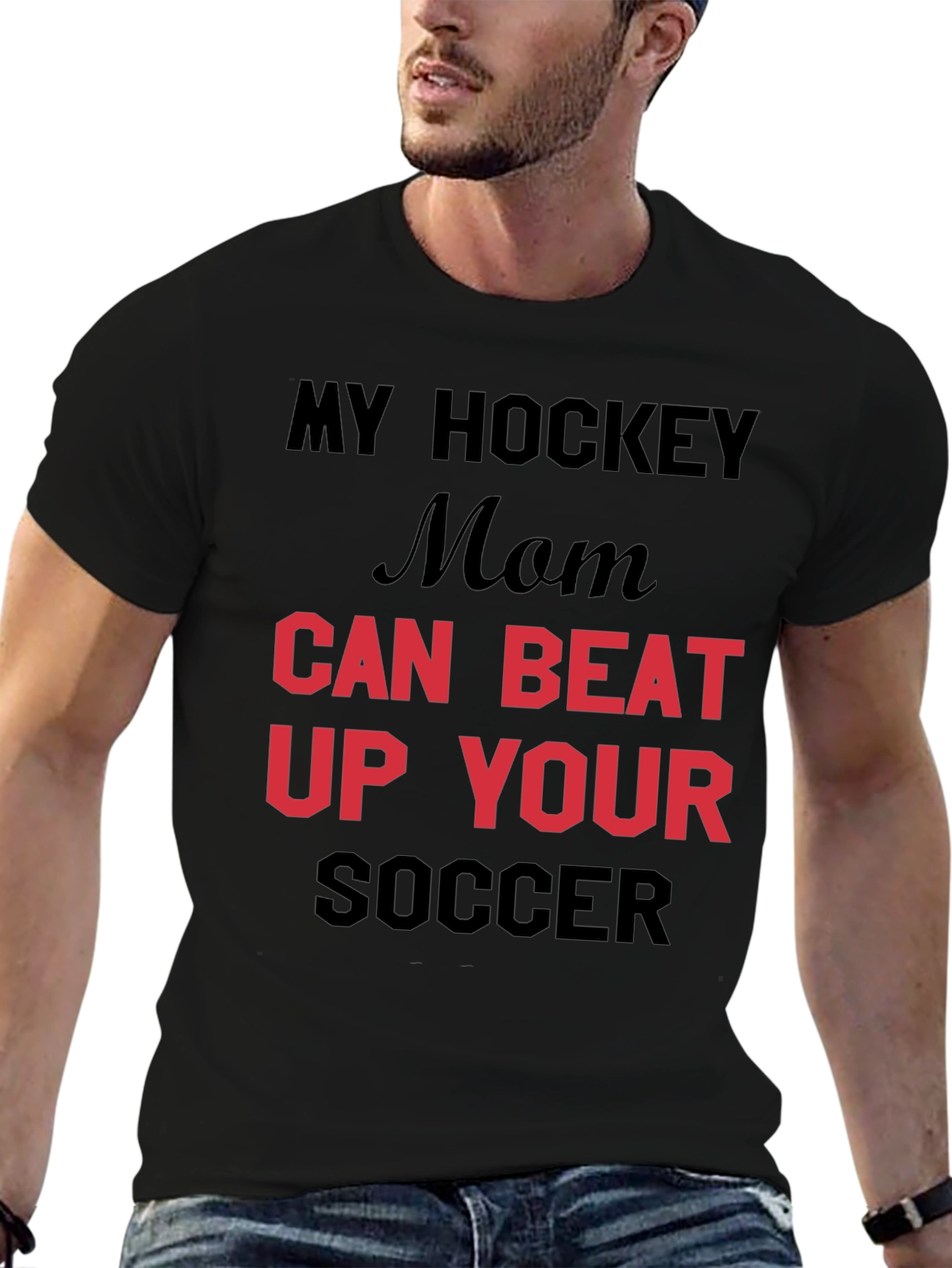 Hockey Mom Graphic T-Shirt