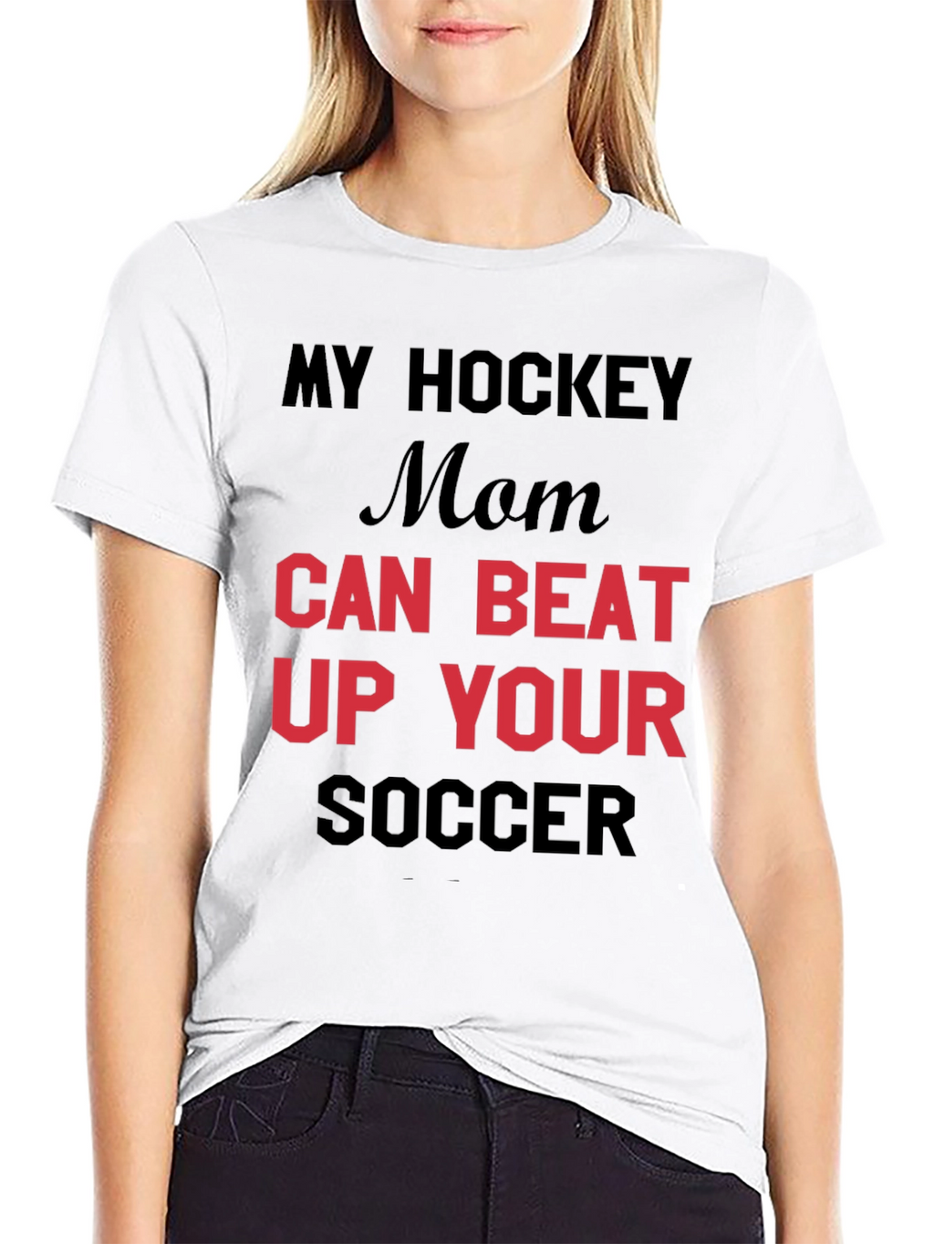 Hockey Mom Graphic T-Shirt