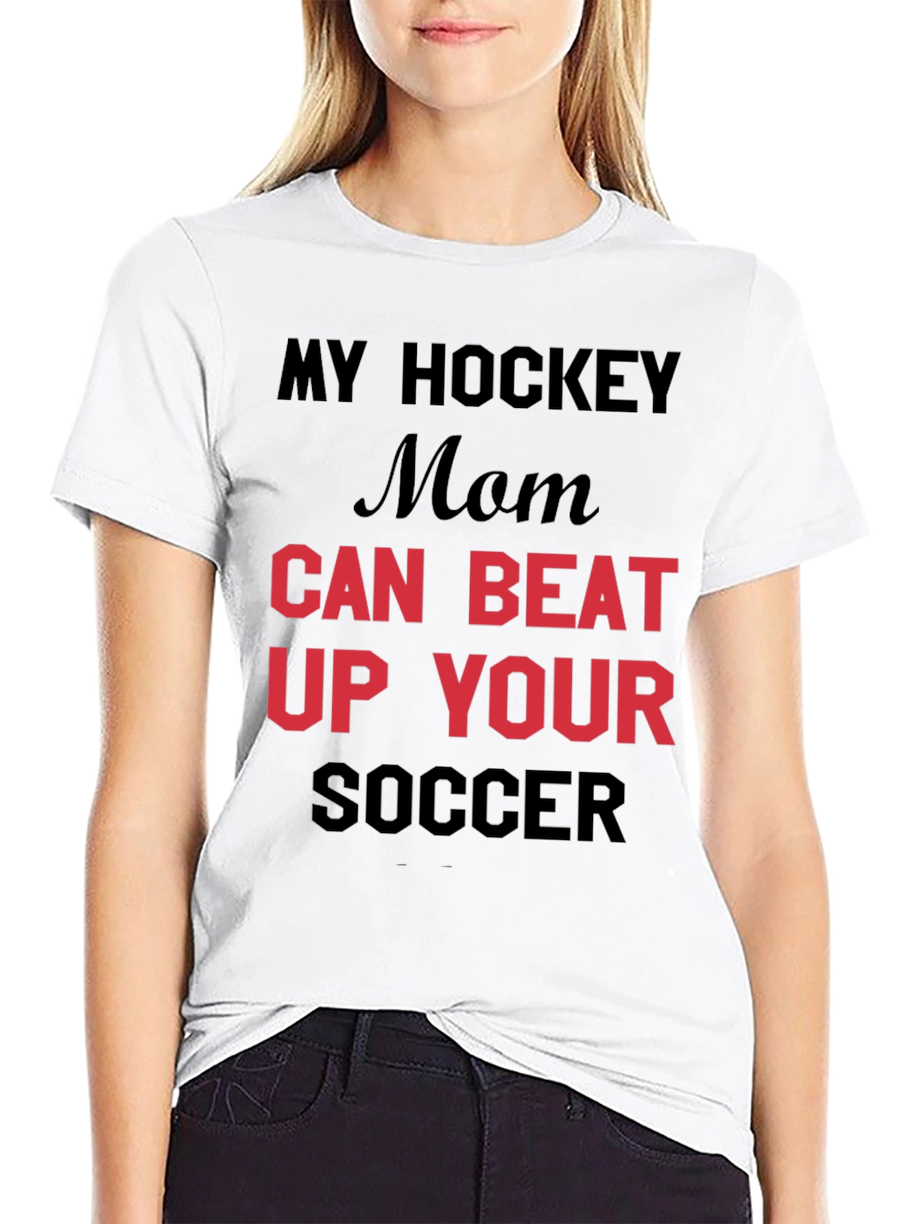Hockey Mom Graphic T-Shirt