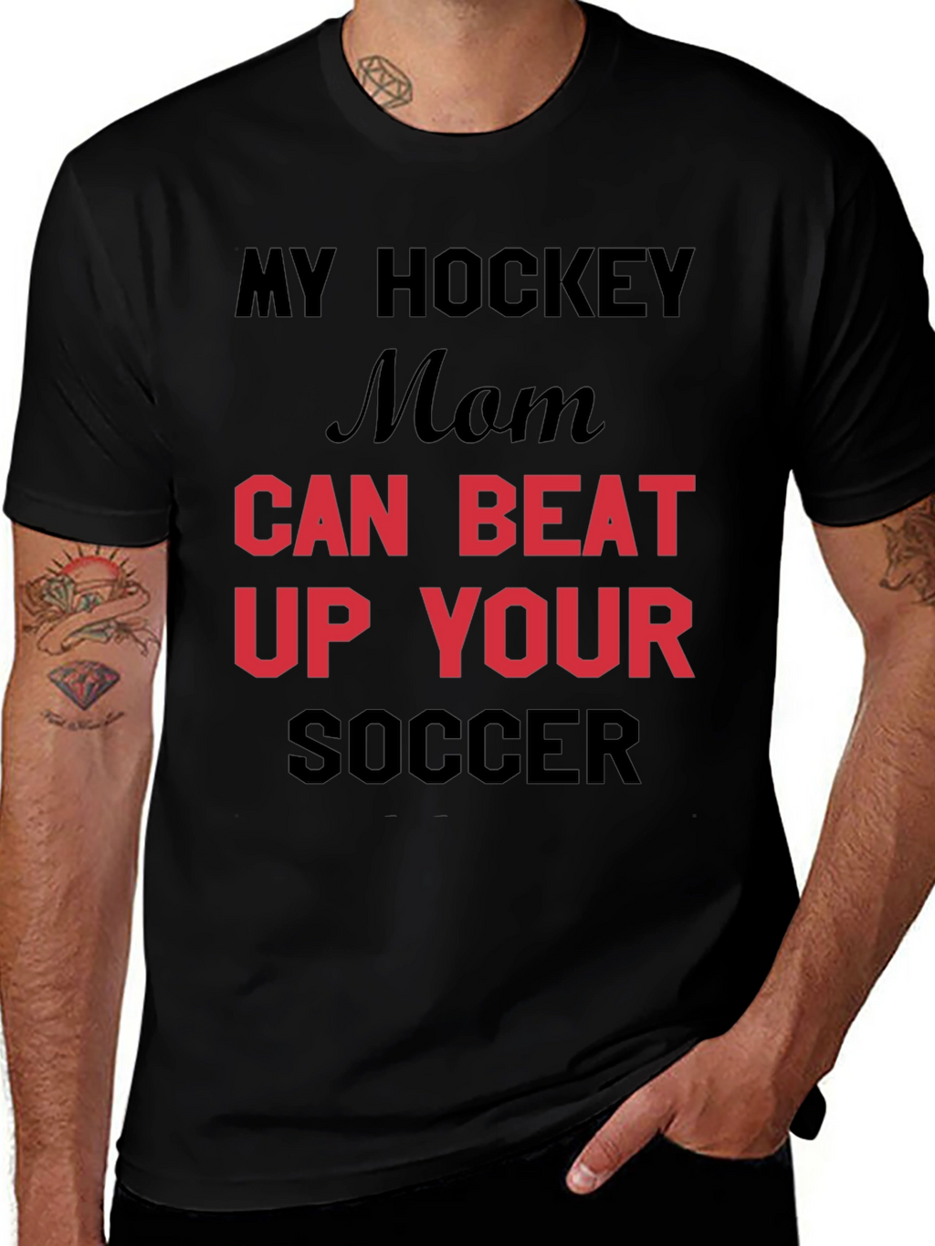 Hockey Mom Graphic T-Shirt