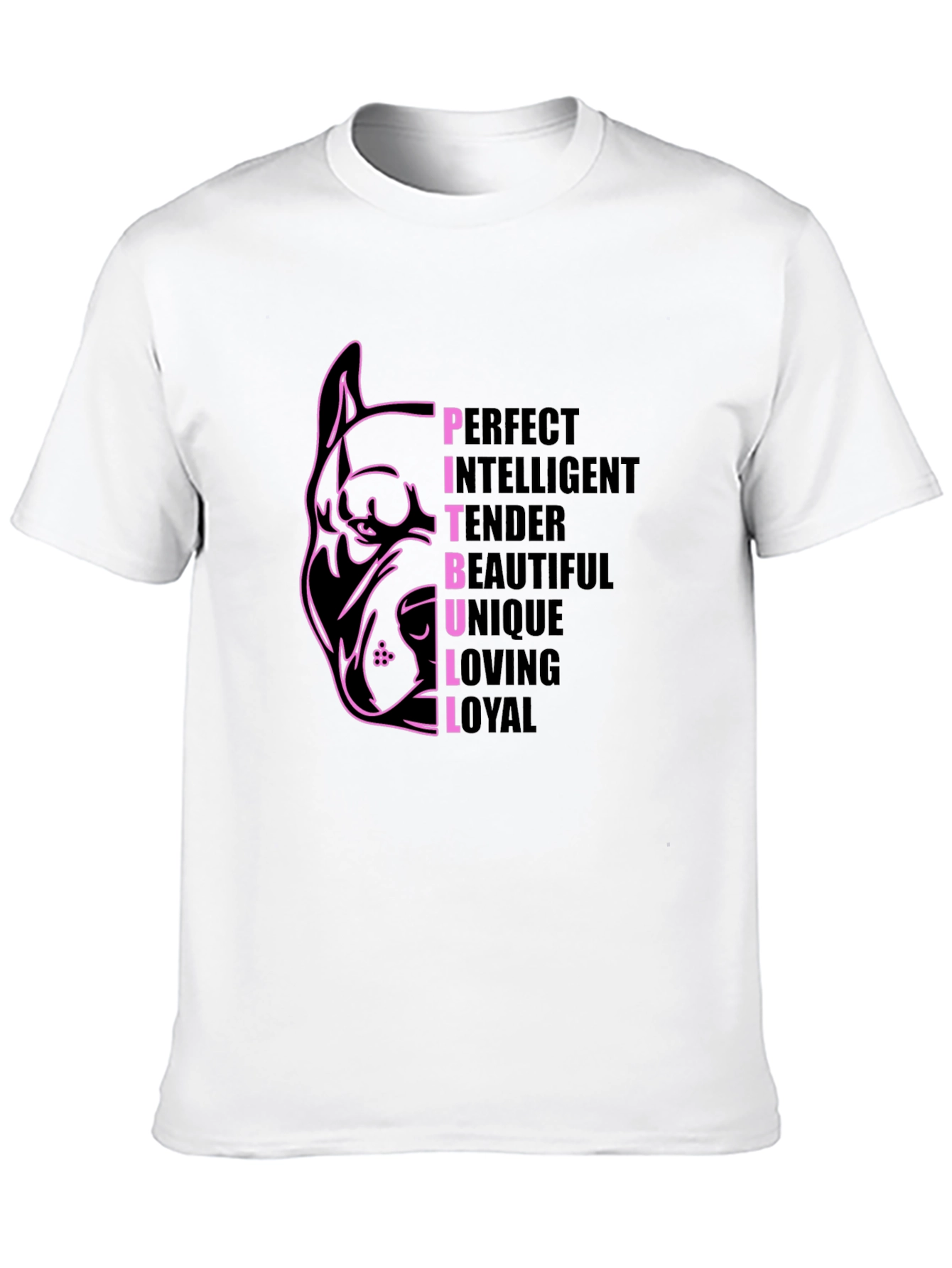 Pitbull Breed Traits Graphic Tee