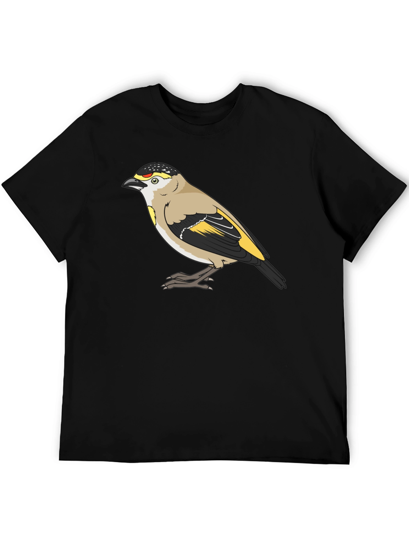 Bird Graphic Tee - Stylish Black T-Shirt
