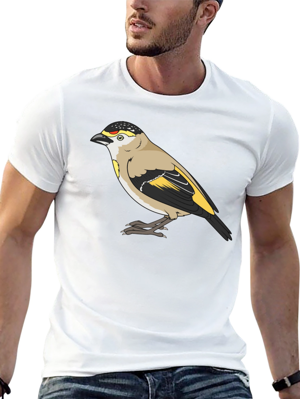 Bird Graphic Tee - Stylish Black T-Shirt