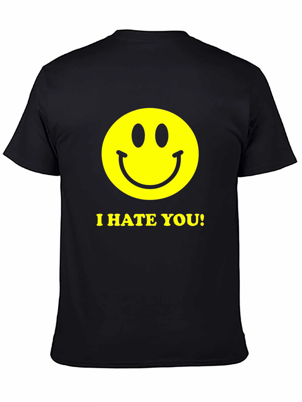 I Hate You Smiley Face Graphic Tee
