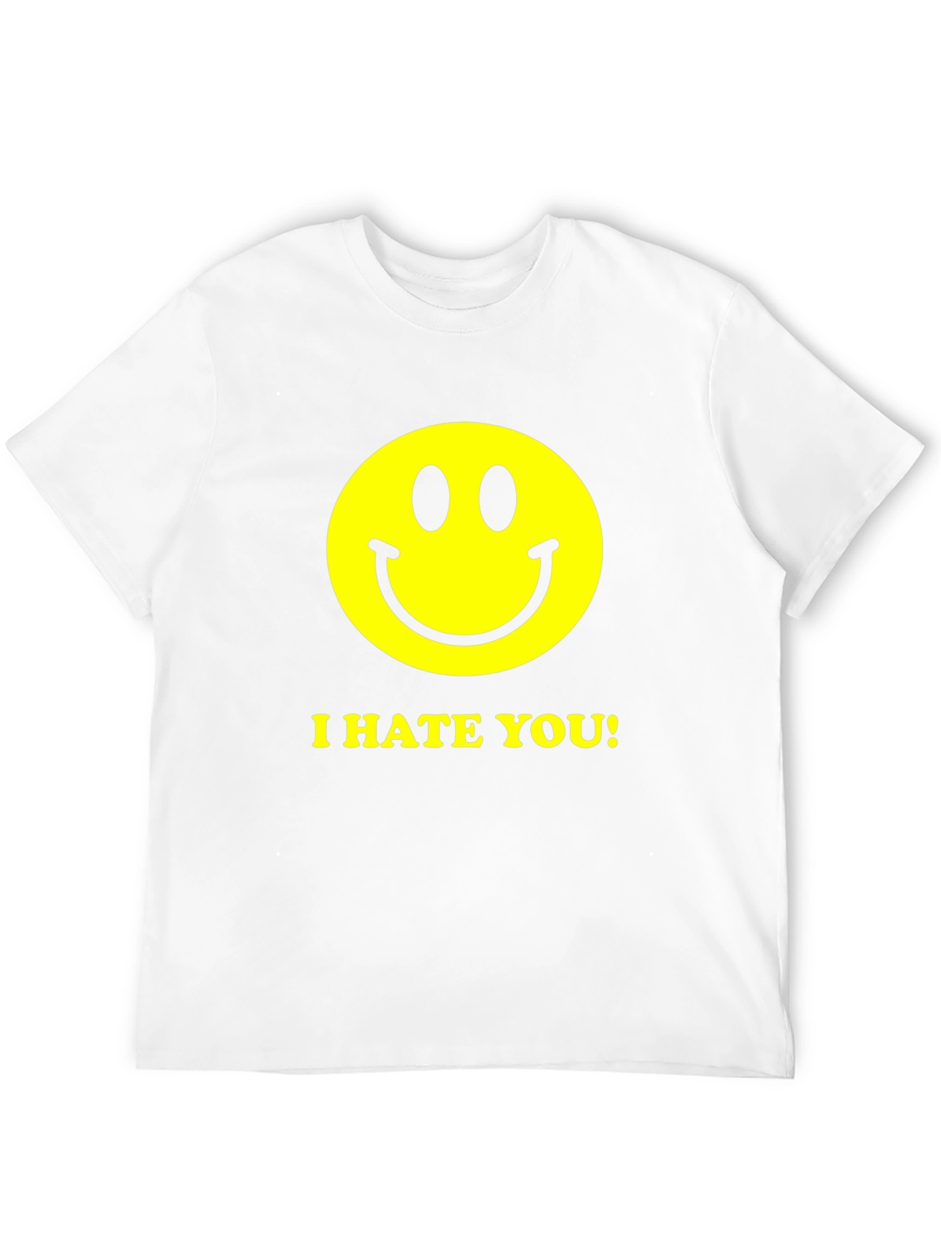I Hate You Smiley Face Graphic Tee