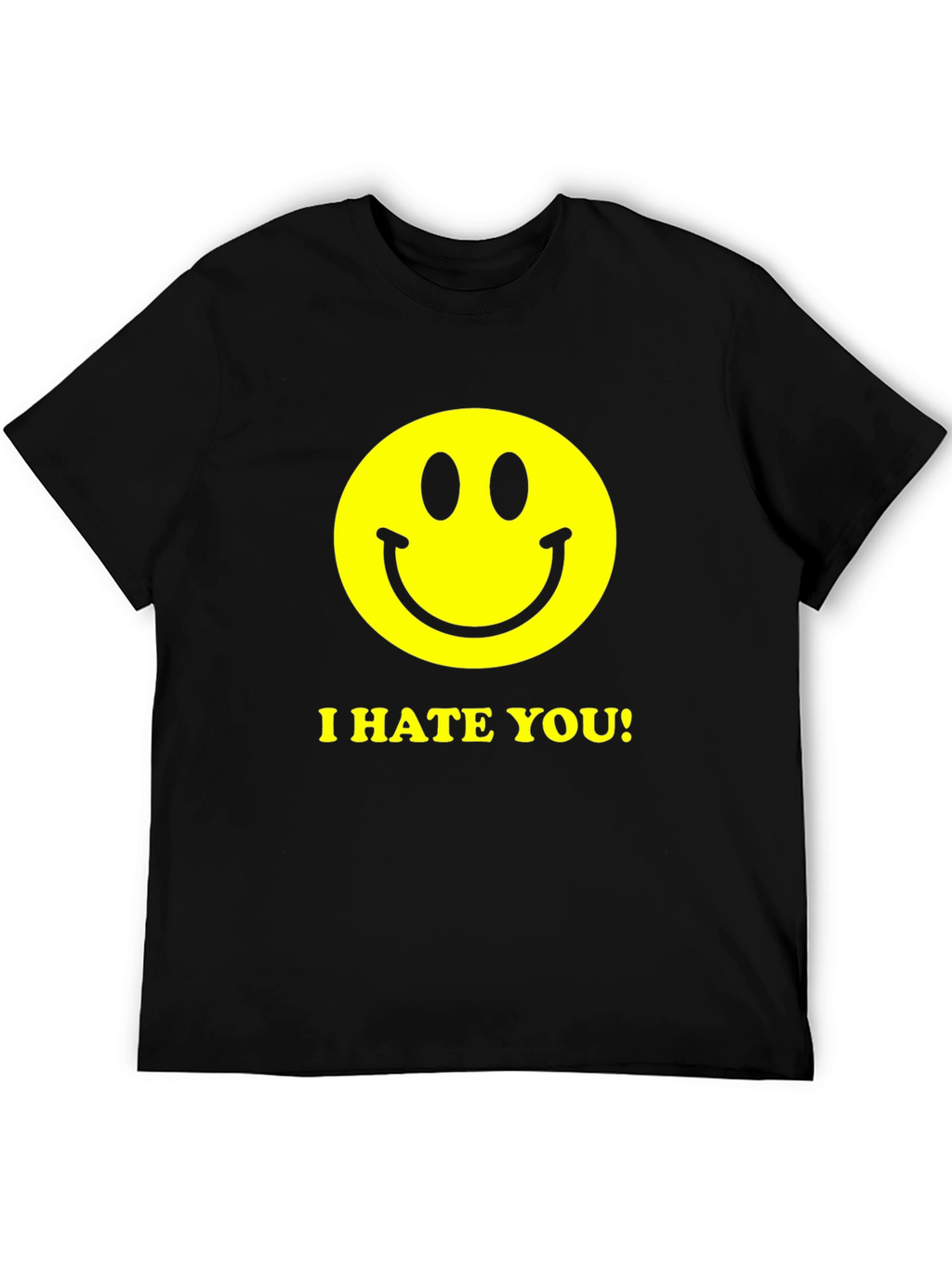 I Hate You Smiley Face Graphic Tee
