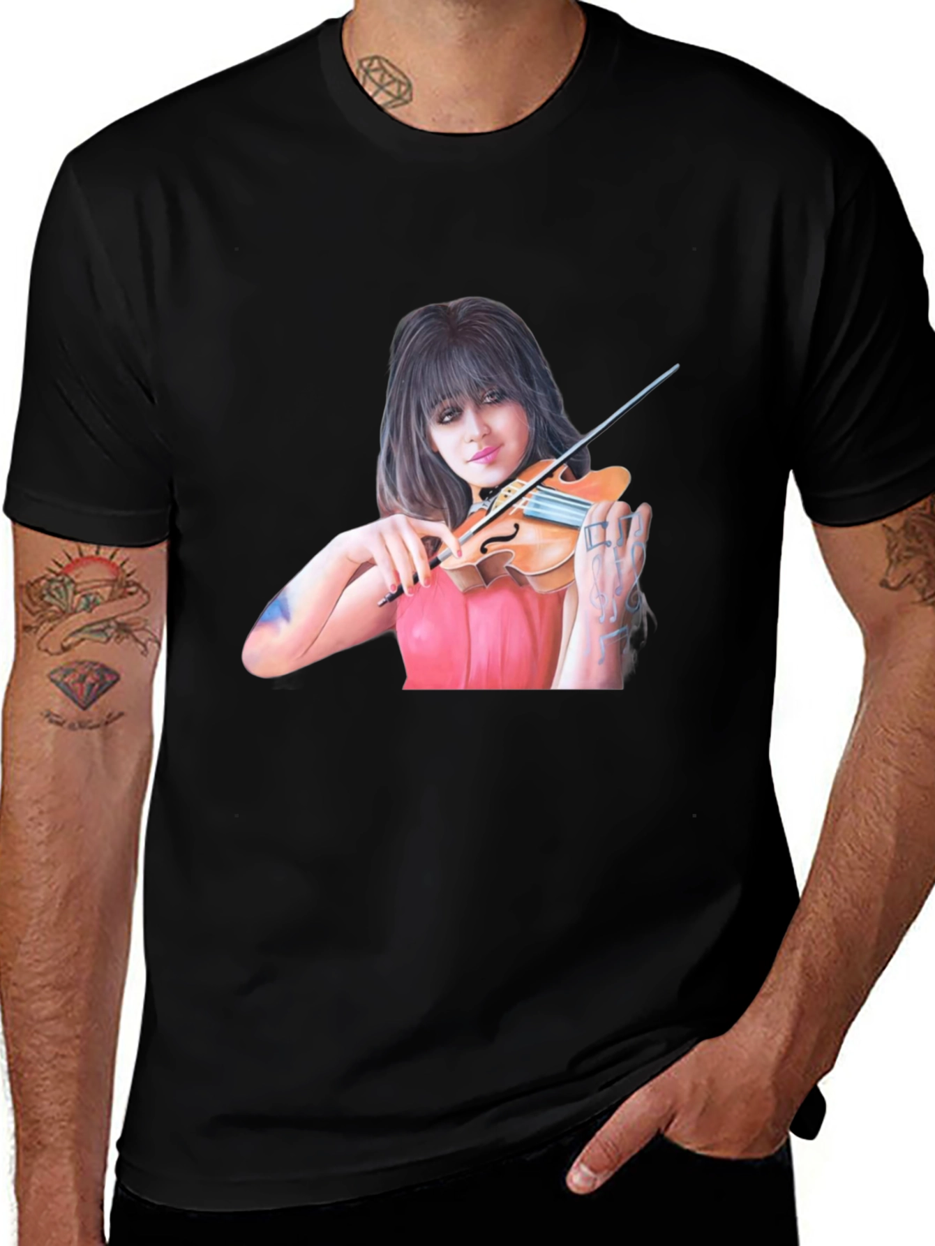 Violinist Graphic Tee - Unisex