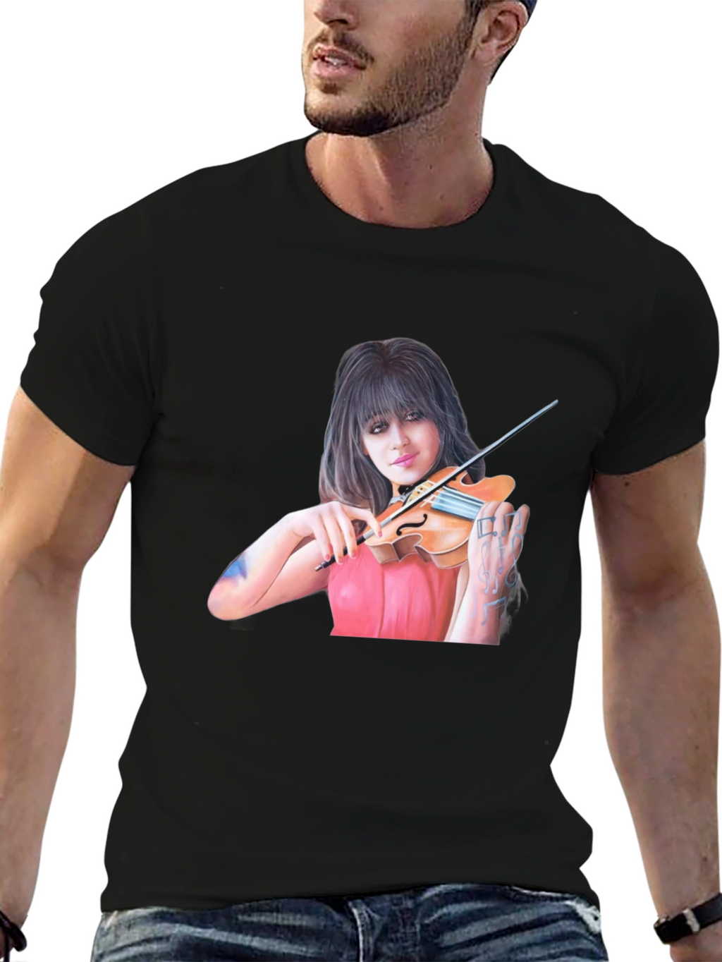 Violinist Graphic Tee - Unisex