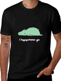 I Hippopotamiss You Black Graphic Tee