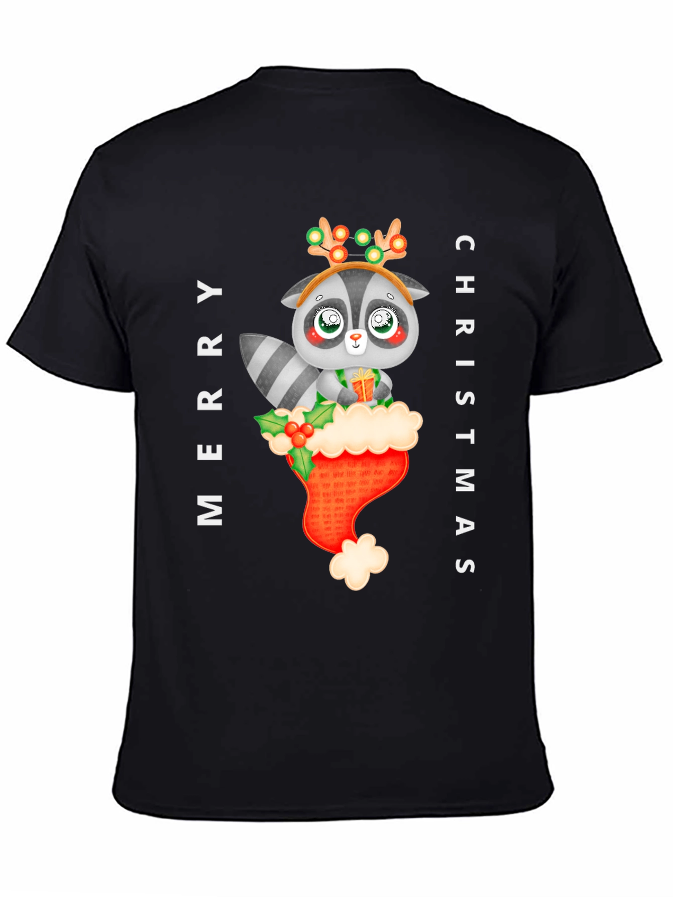 Merry Christmas Raccoon T-Shirt