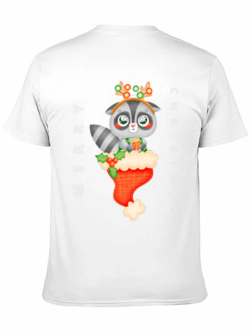 Merry Christmas Raccoon T-Shirt