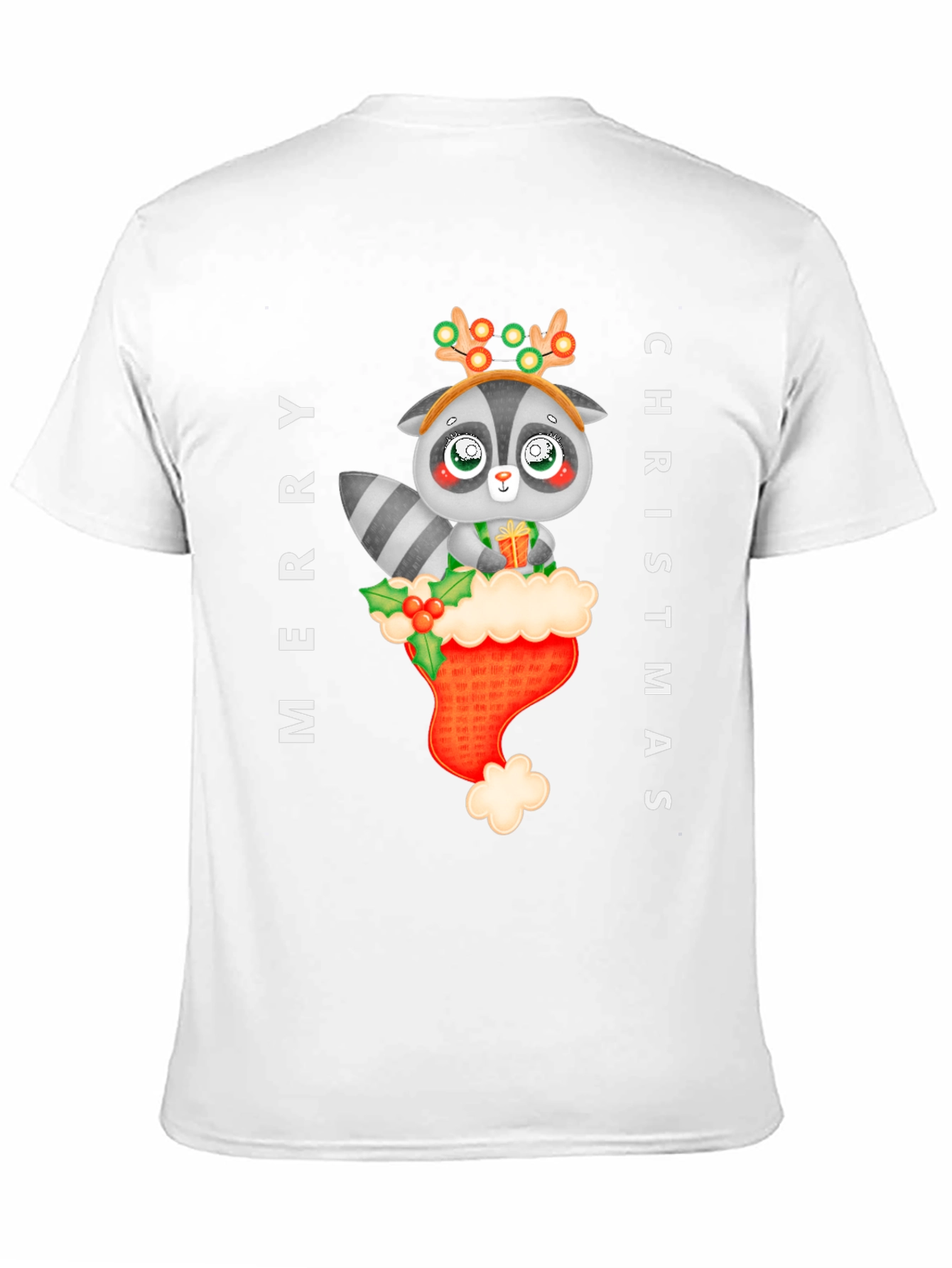 Merry Christmas Raccoon T-Shirt