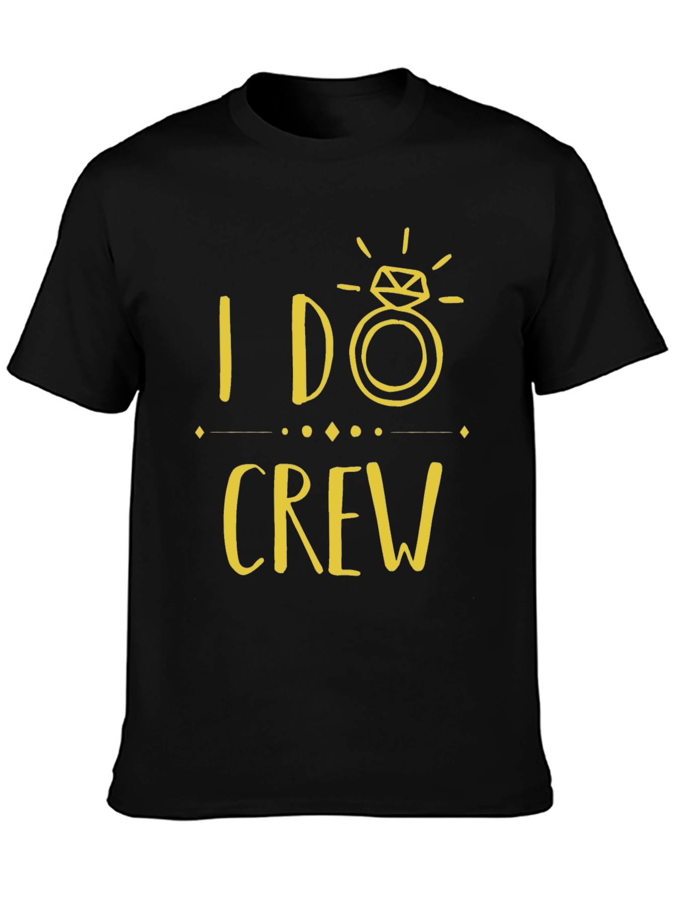 I Do Crew Black T-Shirt