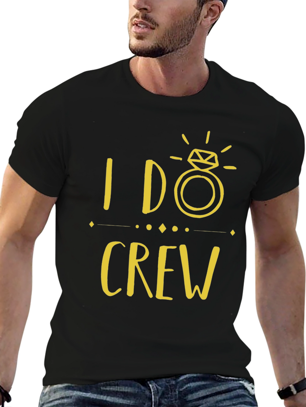 I Do Crew Black T-Shirt