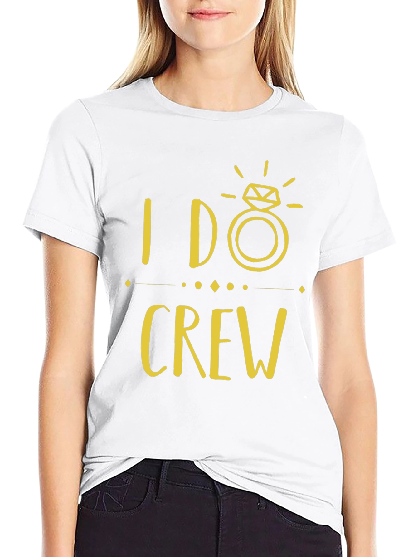 I Do Crew Black T-Shirt
